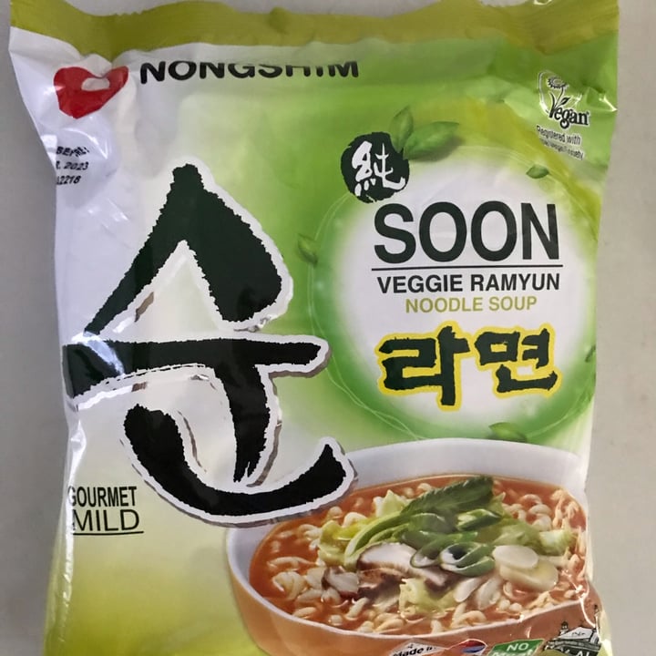 photo of NONGSHIM (농심) Soon Veggie Ramyun shared by @oakandbamboo on  09 Oct 2022 - review