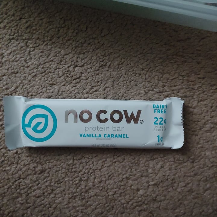 photo of No Cow Protein Bar Vanilla Caramel Flavor shared by @vecanter on  07 Jul 2020 - review