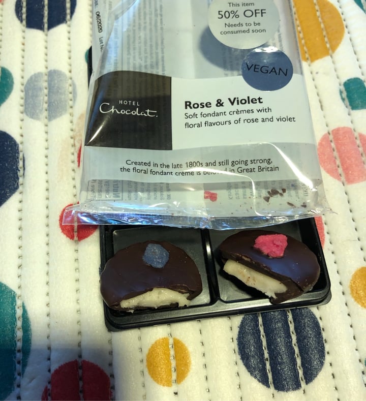 photo of hotel chocolat Rose And Violet Creme shared by @glutenfreenic on  18 Jun 2020 - review