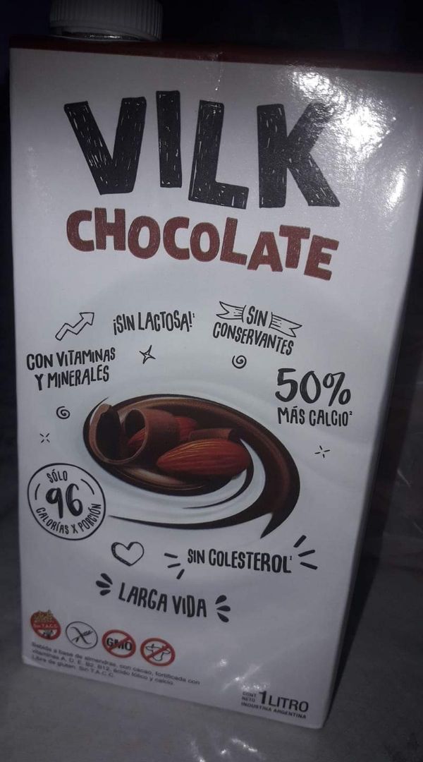 photo of Vilk Leche Chocolatada de Almendras shared by @celesevans on  01 Nov 2019 - review