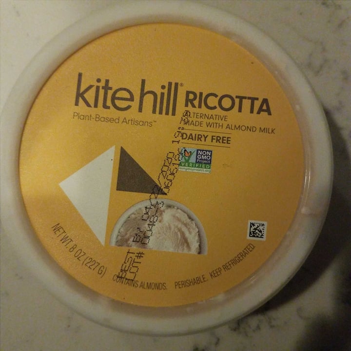 photo of Kite Hill Almond Milk Ricotta Alternative shared by @bplotnick on  30 Apr 2020 - review