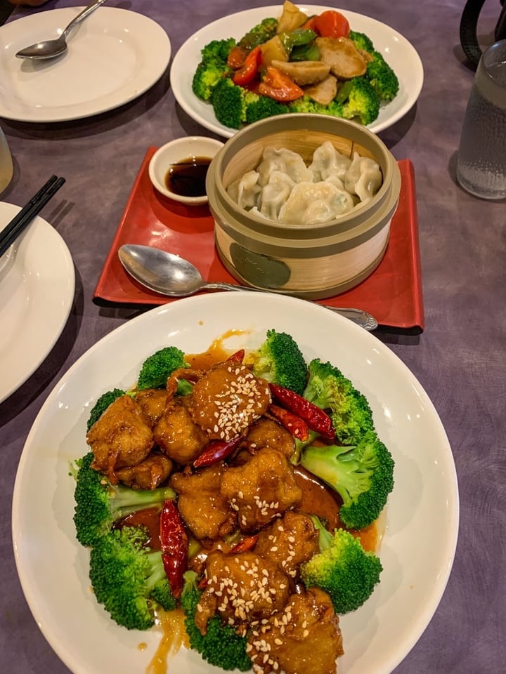 photo of Enjoy Vegetarian Restaurant Kung Pao Chicken shared by @veganvoyagers on  19 Dec 2019 - review