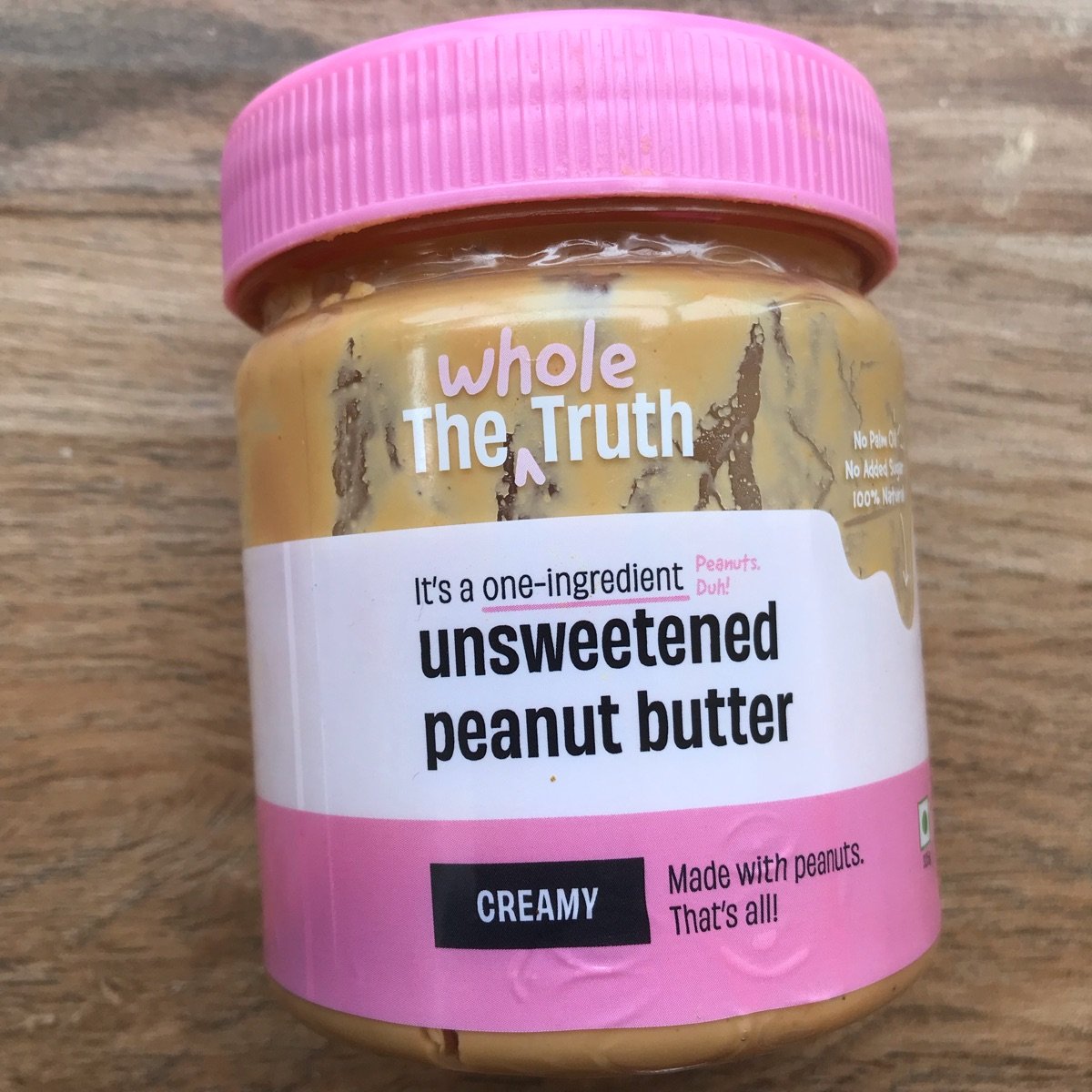 The Whole Truth Unsweetened Peanut Butter Reviews abillion