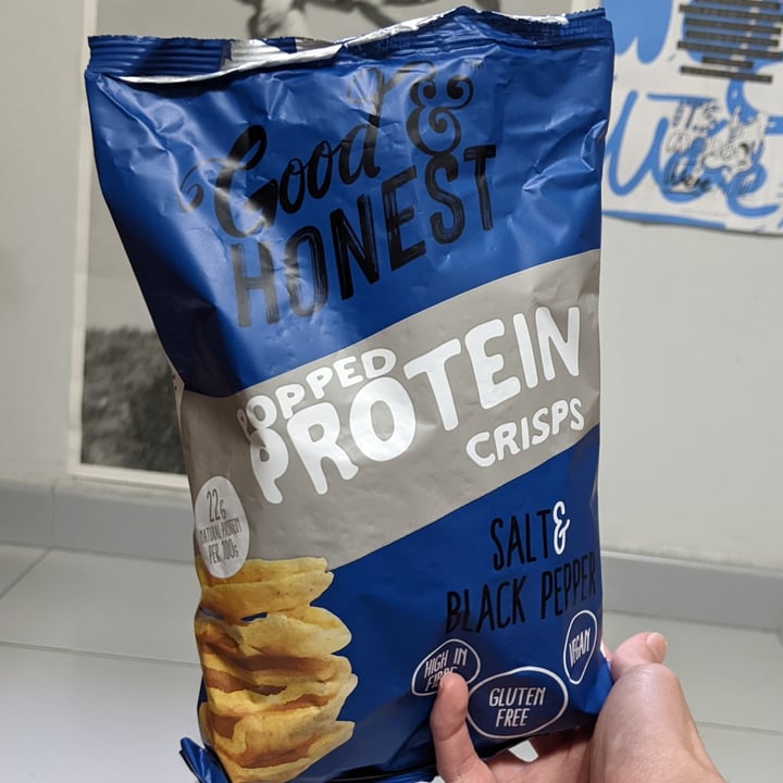 photo of Good & honest Popped Protein Crisps shared by @thisisaudsomee on  10 May 2022 - review