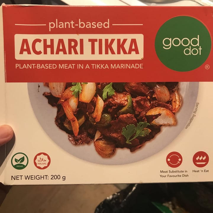 photo of good dot Acchari Tikka (Mock Meat) shared by @nicolerobb123 on  15 Sep 2021 - review