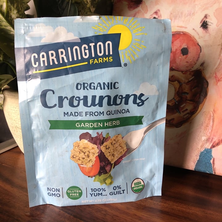 photo of Carrington Farms Organic Crounons- Garden Herb shared by @paulabuck on  06 May 2020 - review