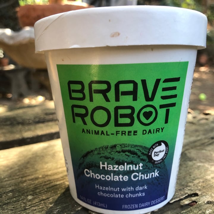 photo of Brave Robot Brave Robot Hazelnut Chocolate Chunk Animal-Free Dairy shared by @smasherbrown on  18 Feb 2021 - review