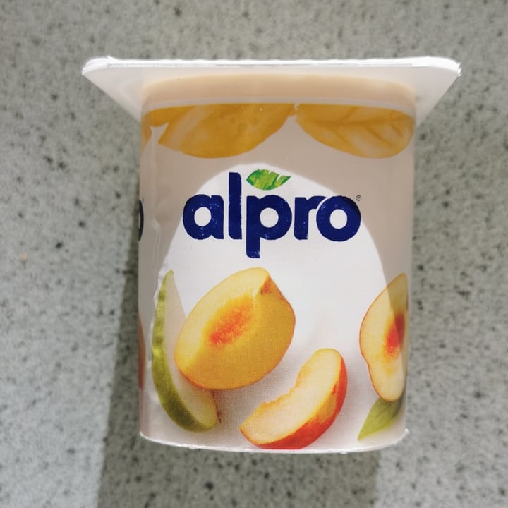 photo of Alpro Peach Yoghurt shared by @marieco on  01 Oct 2021 - review