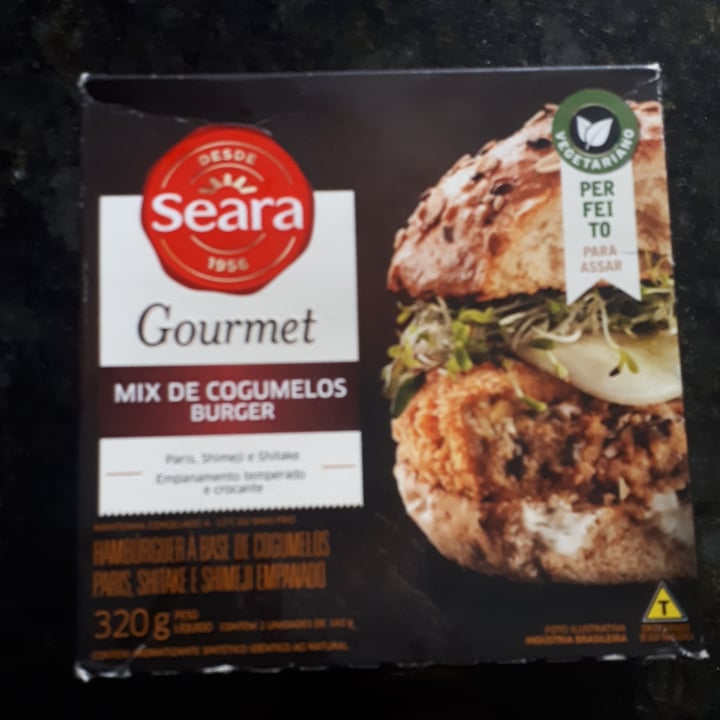 review photo of Seara Mix De Cogumelos Burguer SEARA shared by @cduarte on 19 Jun 2022 - review
