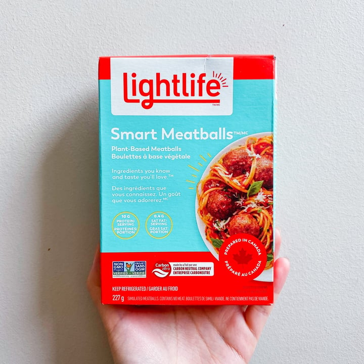 photo of Lightlife Smart Menu Plant Based Meatballs shared by @christinesong on  11 Jun 2021 - review