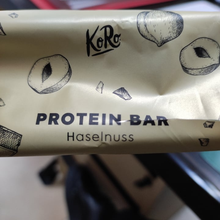 photo of Koro Protein bar haselnuss shared by @bravaesse on  22 Sep 2022 - review