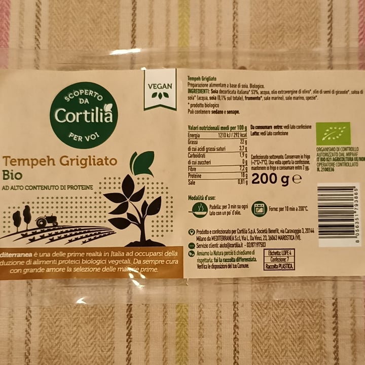 photo of Cortilia Tempeh Grigliato Bio shared by @marybass on  30 Jun 2022 - review