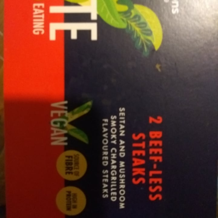 review photo of Morrisons V taste 2 beefless steaks shared by @artom on 29 May 2021 - review