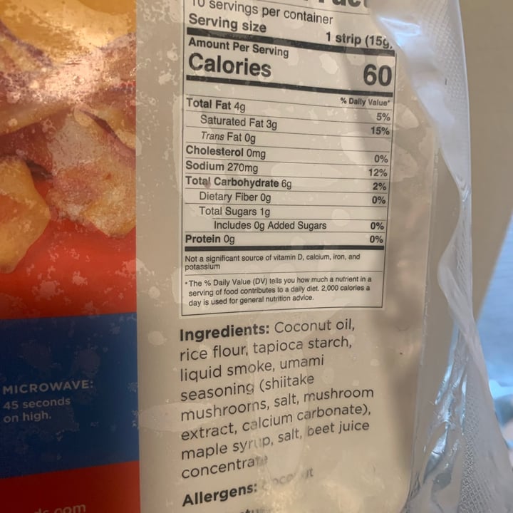 review photo of Hooray Foods Plant-based Bacon shared by @ellieangel on 21 Aug 2022 - review