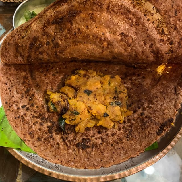 Black And Red Rice Masala Dosa at Go Native HSR - Review by @pv | abillion