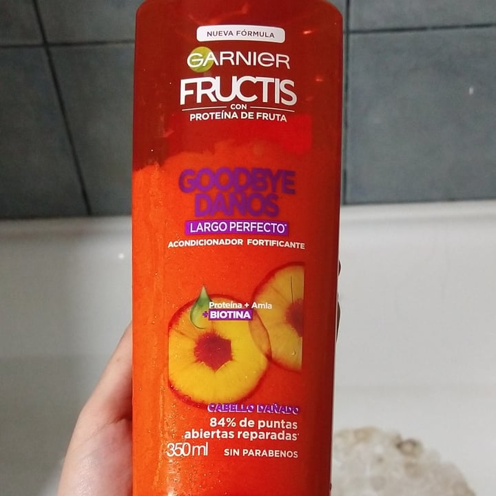 review photo of Garnier Fructis Acondicionador Goodbye Daños Largo Perfecto shared by @marielaveg on 09 Oct 2020 - review