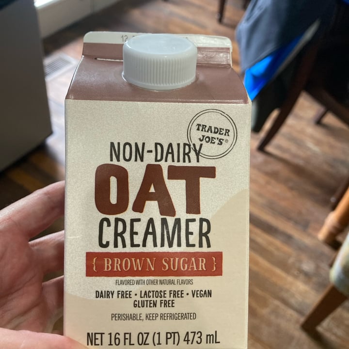 review photo of Trader Joe's Non-Dairy Oat Creamer Brown Sugar shared by @anparker on 30 May 2022 - review