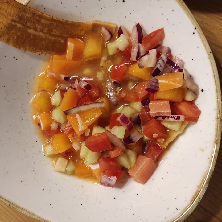 photo of Restaurante Oslo Ceviche de atún y salmón vegano shared by @holasoyamp on  21 Nov 2021 - review