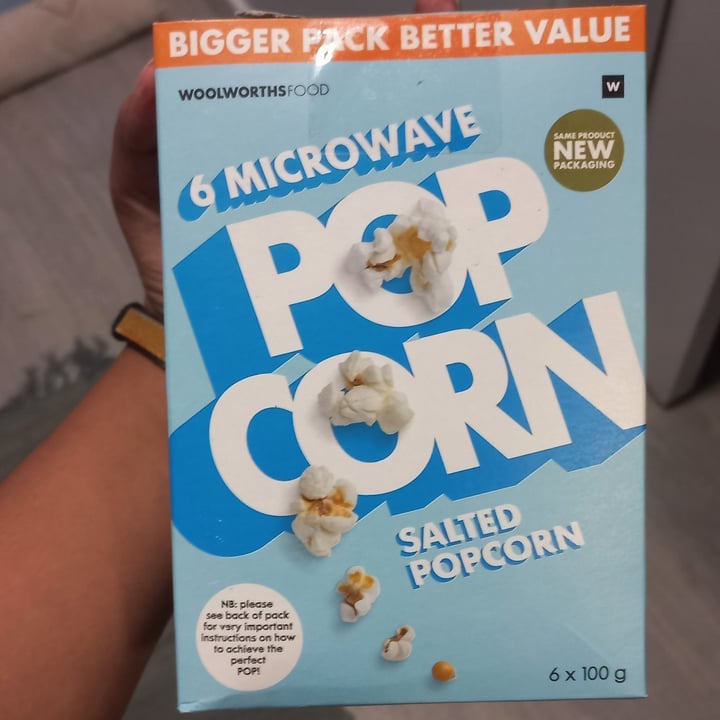 photo of Woolworths Food Microwave Popcorn (Salted) shared by @yakira02 on  27 Feb 2022 - review