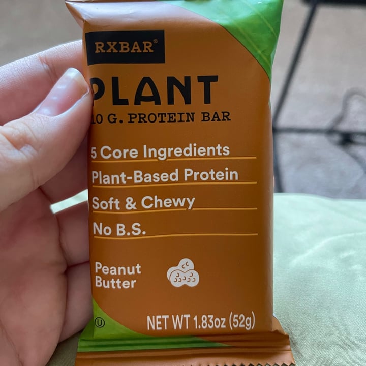 photo of RXBAR RX Bar Plant Peanut Butter shared by @elliejeanmcd on  25 Aug 2021 - review