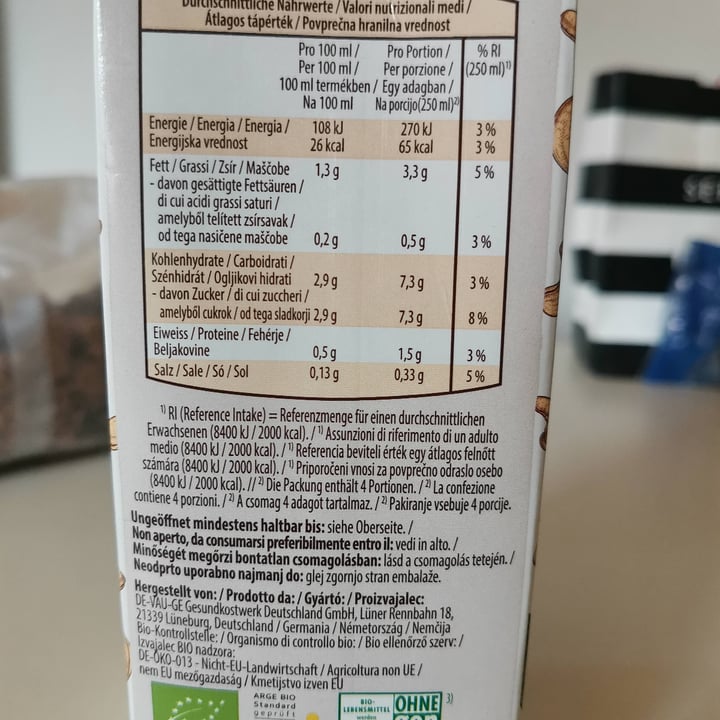 photo of ALDI Bio Cashew Drink shared by @beatriceperini on  02 Oct 2021 - review