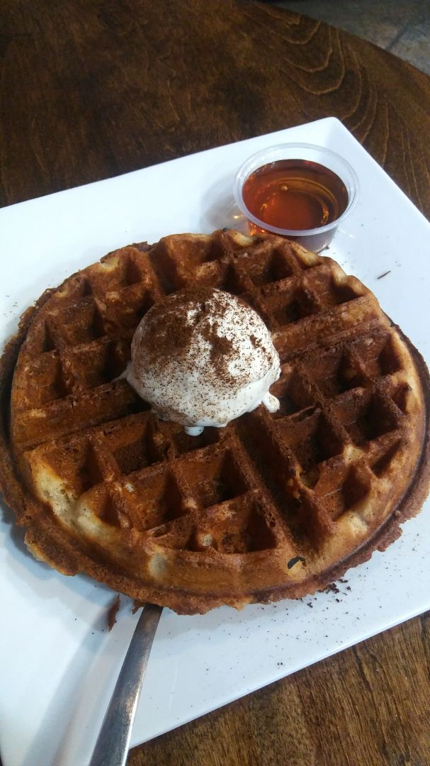 photo of The Buzz Coffee & Cafe Espresso waffle shared by @billionvegans on  12 Jul 2018 - review