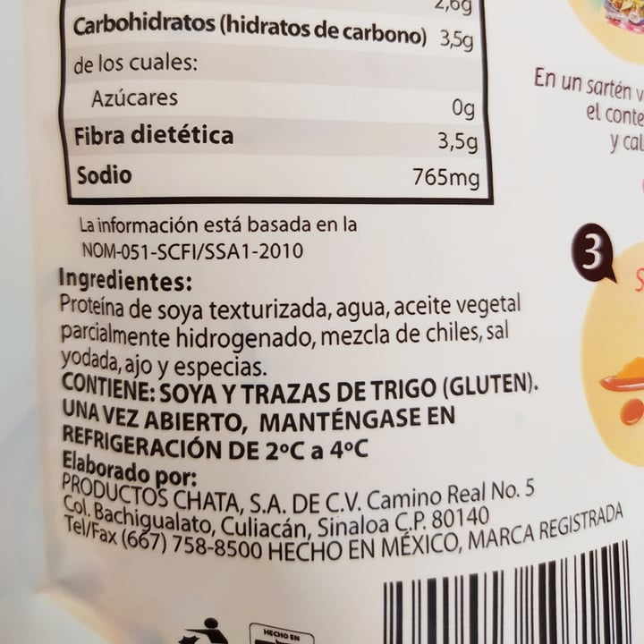 photo of La Chata Chilorio De Soya shared by @danielahidalgo on  27 Nov 2020 - review