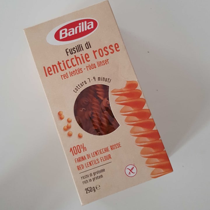 review photo of Barilla Fusilli di lenticchie rosse shared by @massi64 on 13 Mar 2022 - review