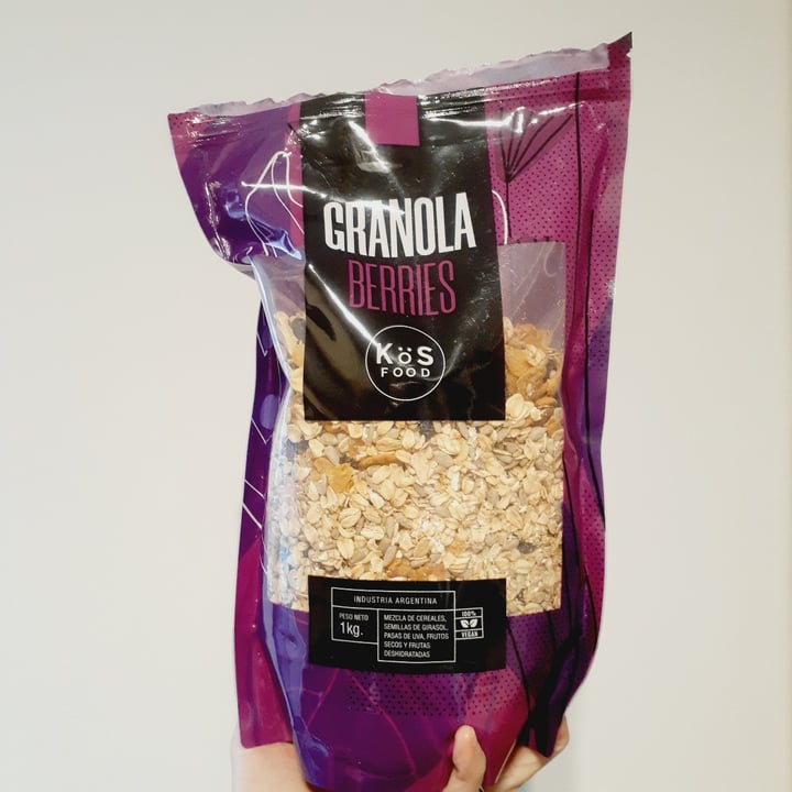 photo of Kös Granola Berries shared by @lalaveg on  26 Aug 2022 - review