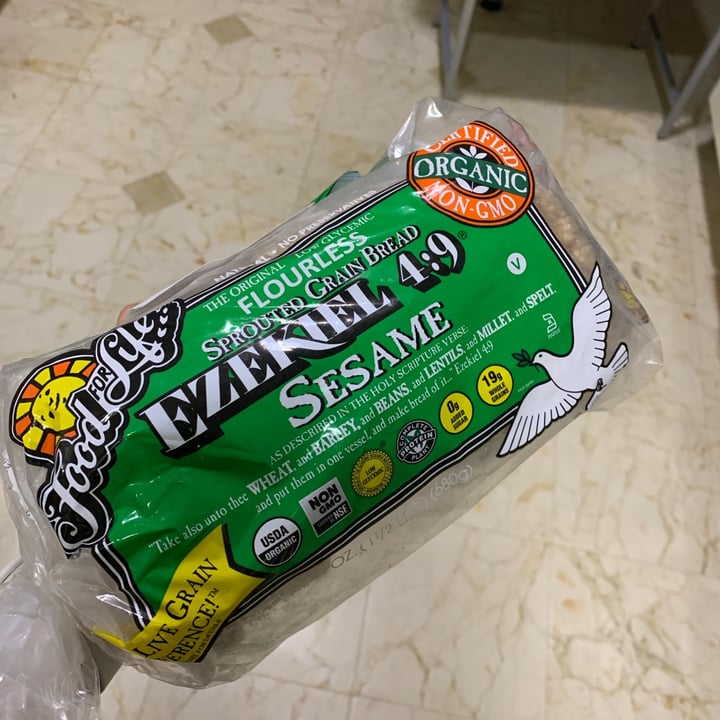 photo of Food For Life Ezekial sprouted sesame bread shared by @sandyna on  17 Feb 2021 - review