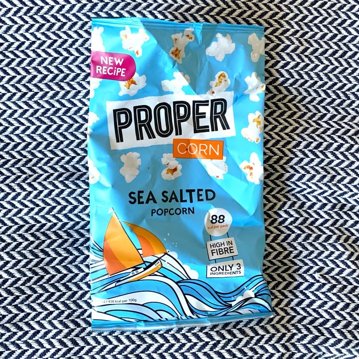 photo of Proper Corn Lightly Salted Popcorn shared by @vegpledge on  01 Oct 2021 - review