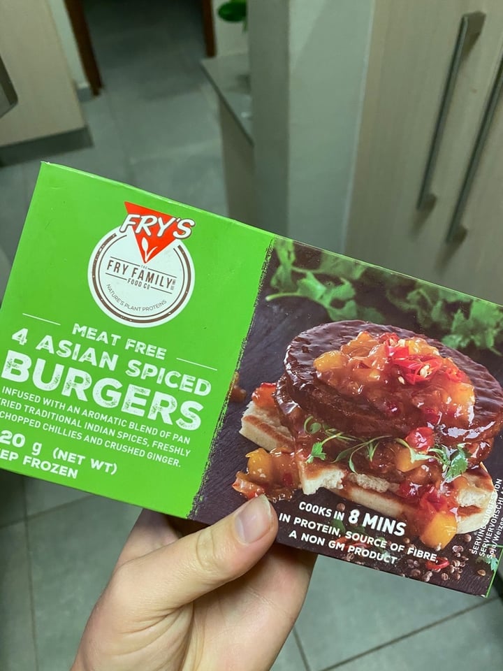 photo of Fry's Family Food Spiced Burgers shared by @mellederle1 on  24 Feb 2020 - review