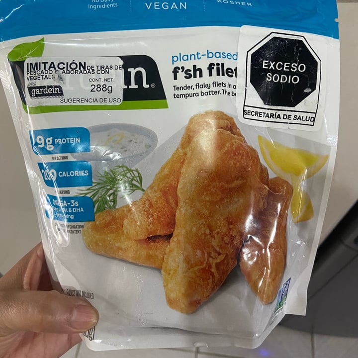 review photo of Gardein Golden Plant Based F'sh Filets shared by @veganeandoporelmundo on 22 Jun 2022 - review