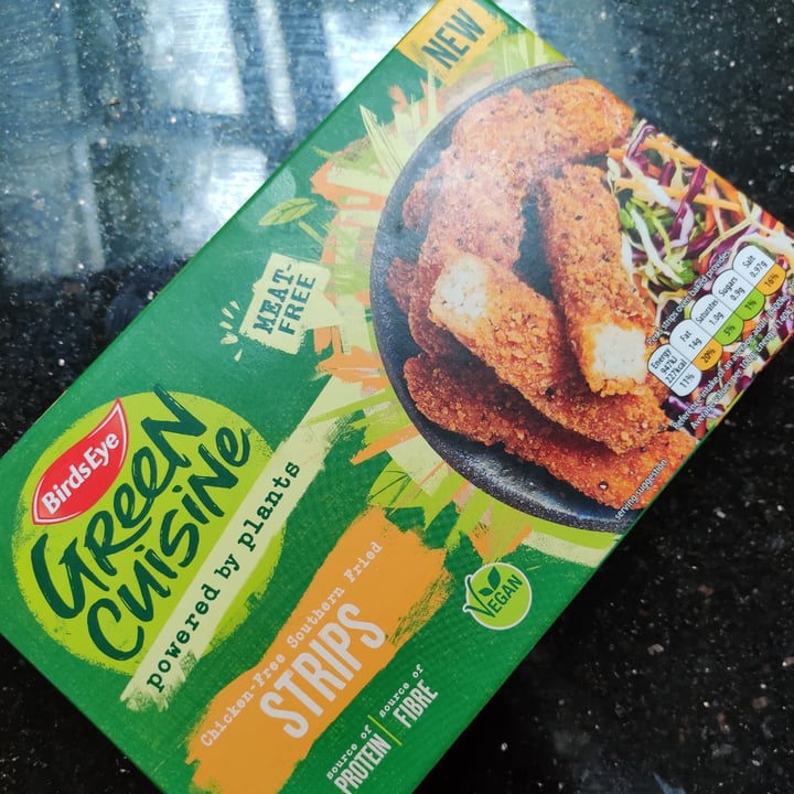 photo of Findus Green cuisine southern chick'n strips shared by @cr0vegan on  14 Oct 2020 - review
