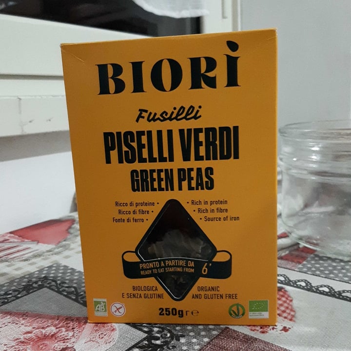 photo of Biori Fusilli Piselli Verdi Green Peas shared by @nfede on  28 Sep 2022 - review