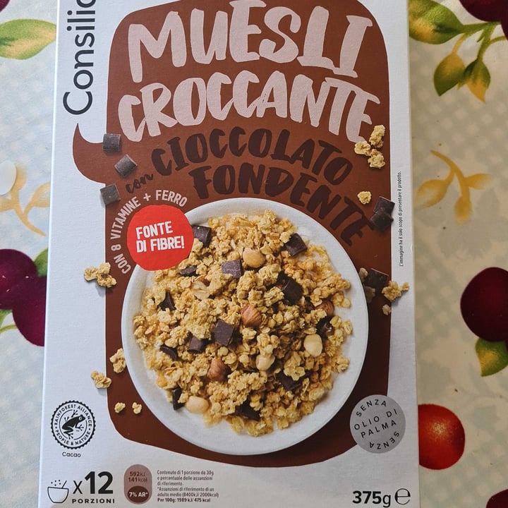 photo of Consilia Muesli Croccante Con Cioccolato Fondente shared by @fedef on  10 Jul 2022 - review