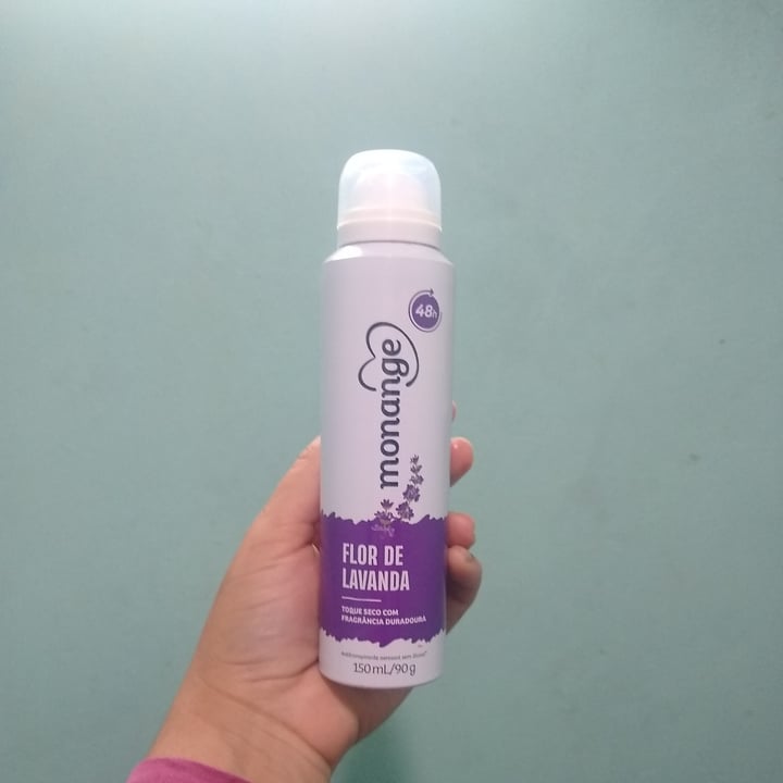 photo of Monange desodorante flor de lavanda shared by @kelen on  15 May 2022 - review