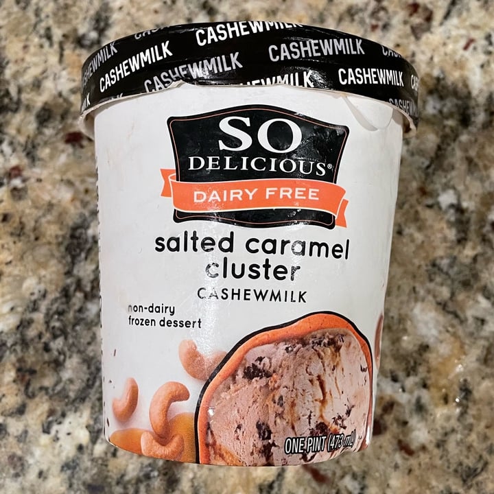 photo of So Delicious Dairy Free Dairy-free Salted Caramel Cluster shared by @christine- on  24 Aug 2022 - review