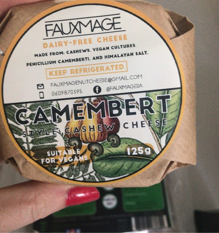 photo of Fauxmage Camembert-Style Cashew Cheese shared by @skyecomley on  31 Aug 2020 - review