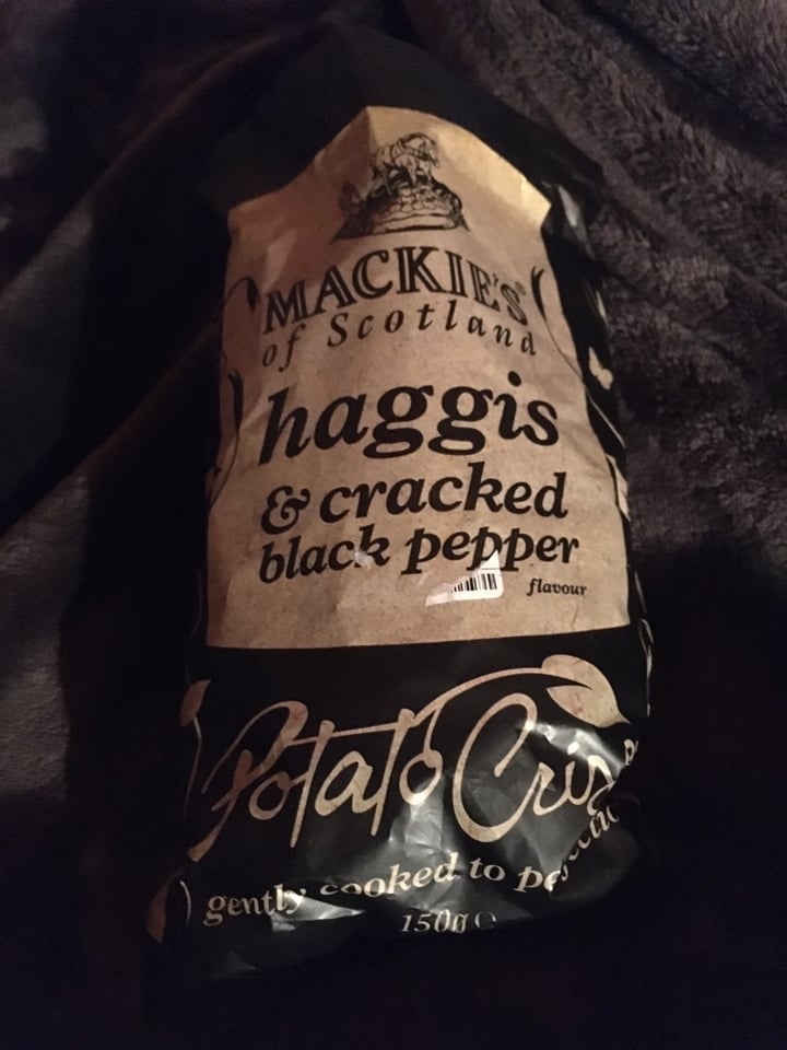 photo of Mackie's of Scotland Haggis And Cracked Black Pepper Crisps shared by @lorraineh on  06 Feb 2020 - review