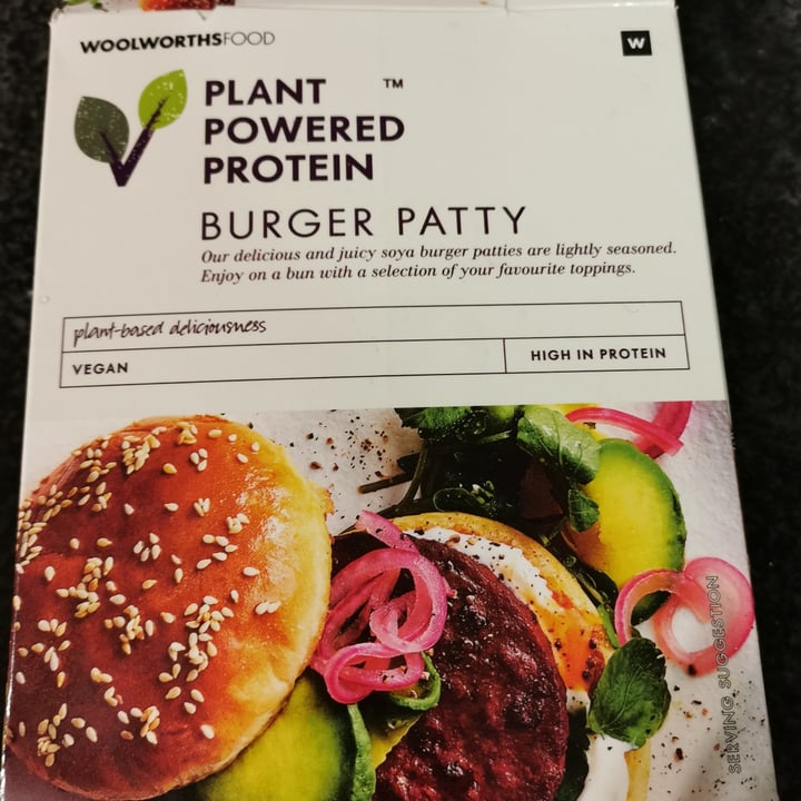 photo of Woolworths Food Plant Powered Protein Burger Patty Vegan shared by @michellebarendse on  09 Aug 2021 - review