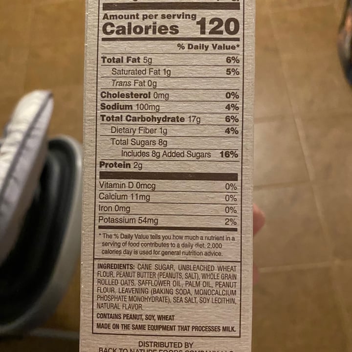 photo of Back to Nature  Peanut Butter Creme Cookies shared by @sandra741219 on  21 Aug 2021 - review