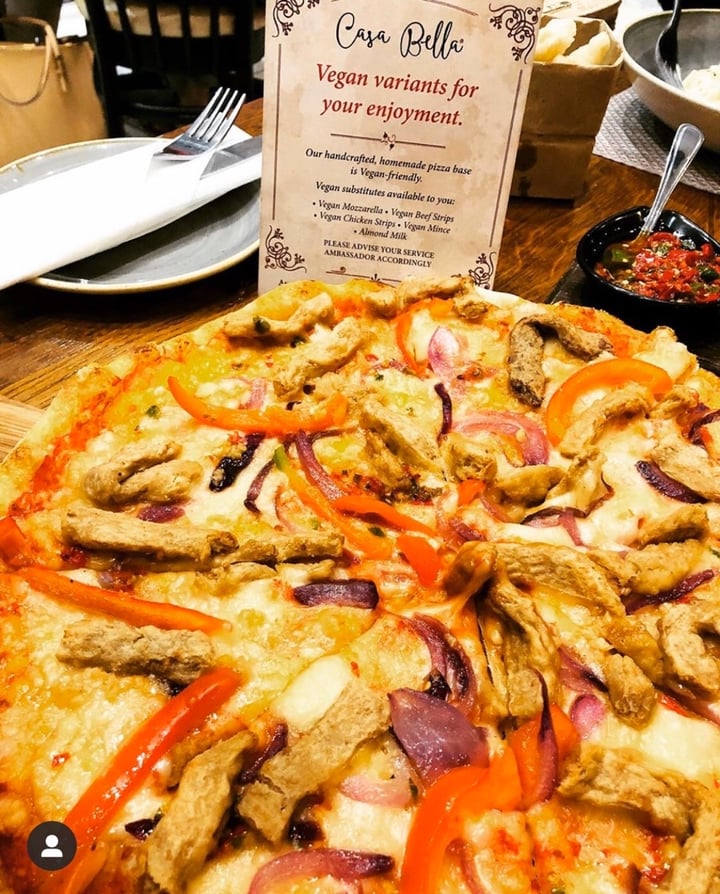 review photo of Casa Bella Pearl Walk Messicana Pizza shared by @theveganvamps on 07 Feb 2020 - review