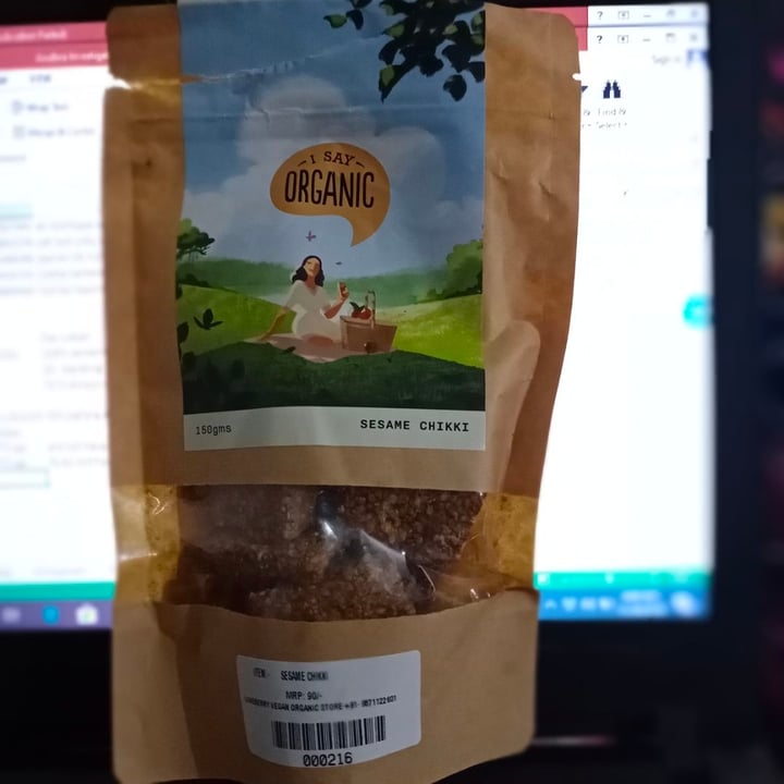 photo of I say organic Sesame Chikki shared by @sonali1111 on  28 Nov 2019 - review