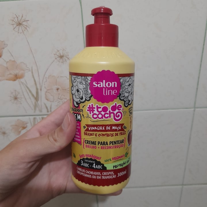 photo of Salon line Creme de pentear vinagre de maçã shared by @nicespa on  11 May 2022 - review