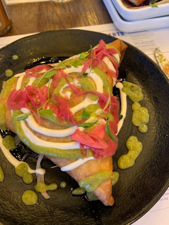 photo of Wahaca Cardiff Crispy Mexican Tetela shared by @elinnaps on  10 Jan 2020 - review