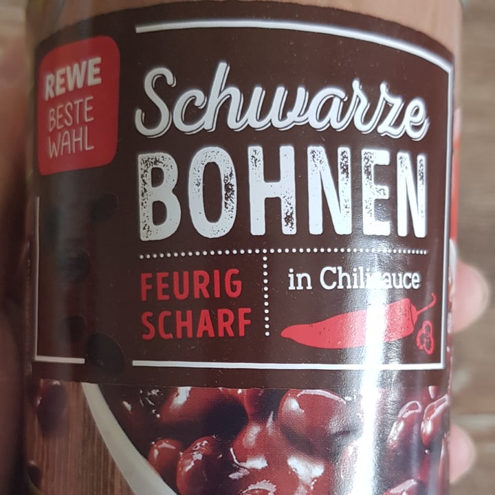 photo of REWE Beste Wahl Schwarze Bohnen in Chilisauce shared by @veganarchic on  11 Aug 2021 - review