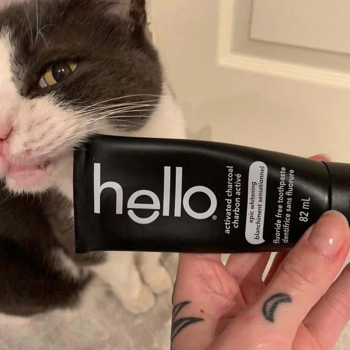 review photo of Hello Activated charcoal toothpaste shared by @cathe4 on 10 Nov 2021 - review
