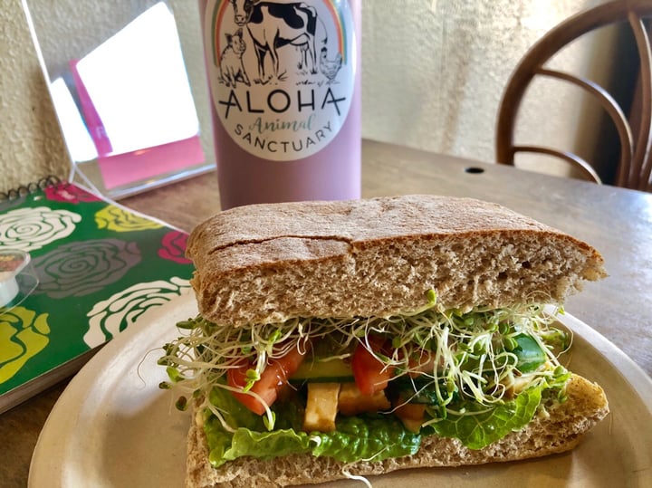 photo of Peace Cafe Popeye Sandwich shared by @alohaanimalsanctuary on  18 Jan 2020 - review