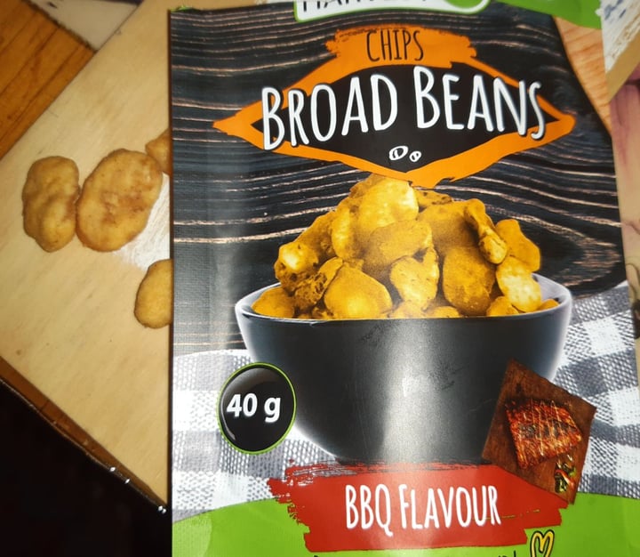 photo of Wholesome Harvest Broad Beans BBQ Chips shared by @lgrobowski on  07 Mar 2020 - review
